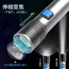 Multi-functional USB charging zoom mini flashlight, LED camping strong light mini aluminum alloy outdoor super bright lighting lamp Application Scenario